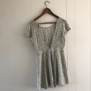 Floral mini a-line summer dress